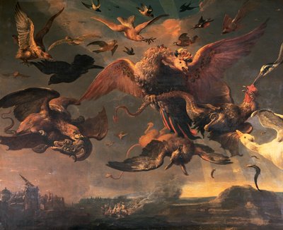 ウィリアム3世の低地戦争（143659も参照） 作： Melchior de Hondecoeter