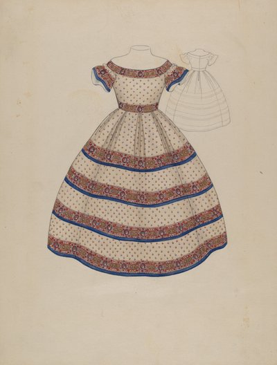 子供用ドレス、1936年頃 作： Melita Hofmann
