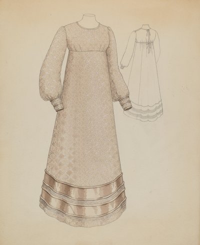 ドレス、1936年頃 作： Melita Hofmann