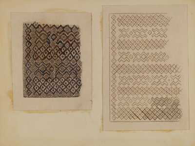キャットテールから織られた素材、c。 1935年。 作： Melita Hofmann