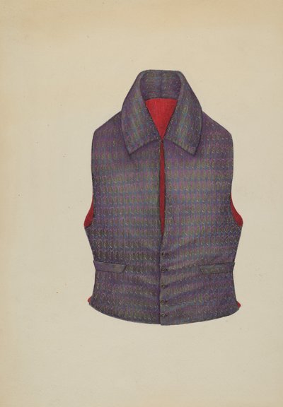 チョッキ、c。 1937年。 作： Melita Hofmann
