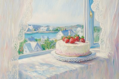 イチゴケーキの夏の風景 作： 