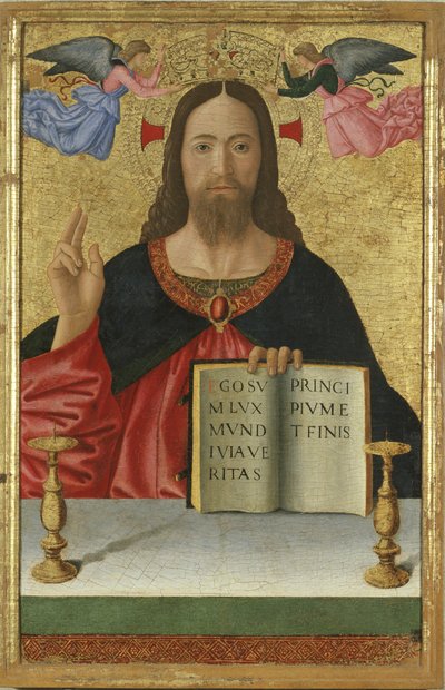 キリストの祝福、1456-69 作： Melozzo da Forli