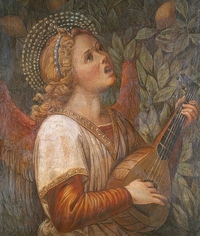 音楽を作る天使 作： Melozzo da Forli