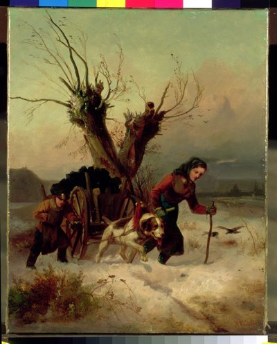 重荷重、1850年頃 作： Meno Muhlig