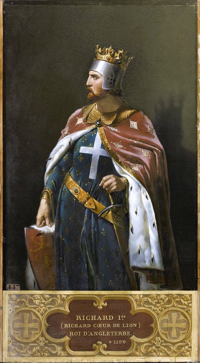 リチャード1世ライオンハート、1841年 作： Merry Joseph Blondel
