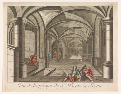 ローマのマメルティーニ刑務所の内部の眺め Vue de la Prison de St. Pierre de Rome (オブジェクトのタイトル) 作： Mesard