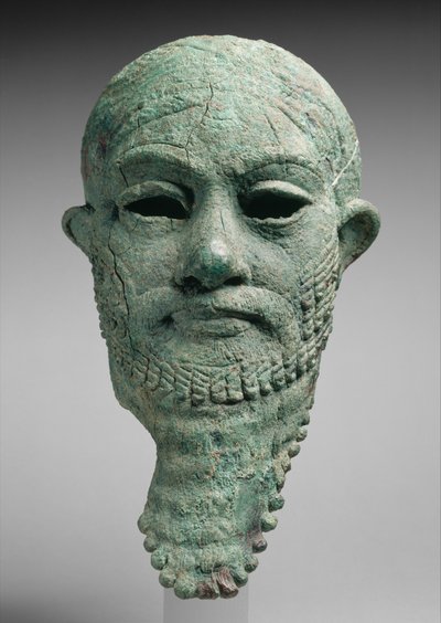 統治者の頭部、紀元前2300～2000年頃（銅合金 作： Mesopotamian Mesopotamian