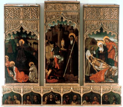サンタ・クララのトリプティク 1486年 作： Mestre Hilarius