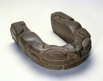 セレモニアルボールゲームヨーク、c.250-900（閃緑岩） 作： Mexican School