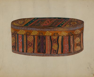 パ。ドイツの花嫁の箱、1936年頃。 作： Meyer Goldbaum