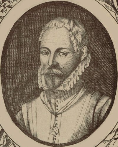 作曲家ローランド・デ・ラッソス1532-1594の肖像。 作： Meyssens