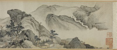 秋山の隠遁者の住居 作： Mi Wanzhong