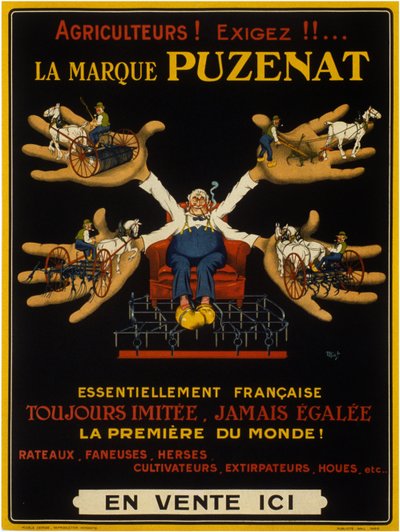 農民！需要!! ...本質的にフランスのPuzenatブランド。 作： Mich