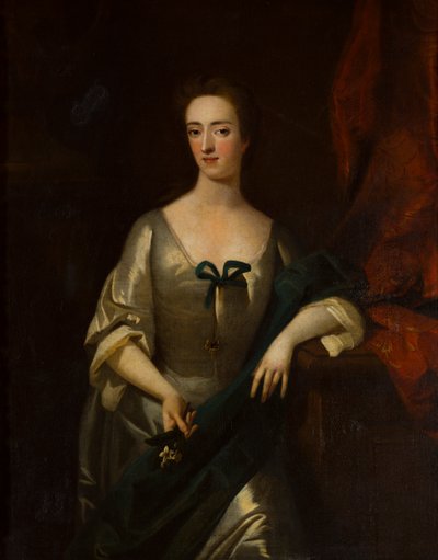 シャーロット・レディ・ミデルトンの肖像（1679-1731）、1699-1731年頃（キャンバスに油彩） 作： Michael (circle of) Dahl