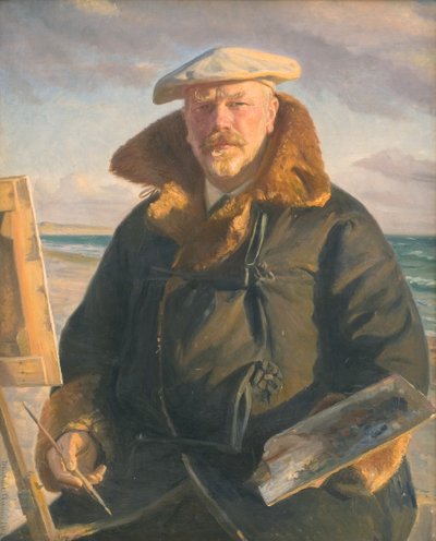 自画像 作： Michael Ancher