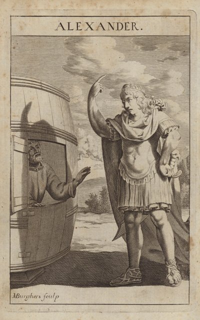 アレクサンドル大王、マケドニアギリシャの王および将軍 作： Michael Burghers