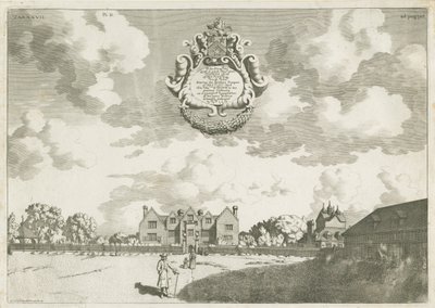 ベントレー・ホール：銅版画、[1686]（プリント 作： Michael Burghers