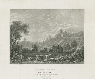 ダドリー城：銅版画、ND [1653-1686] (プリント) 作： Michael Burghers