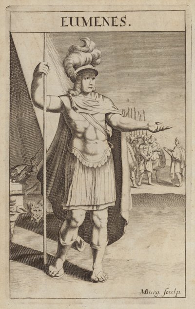 ユーメネス、ギリシャの将軍、学者 作： Michael Burghers