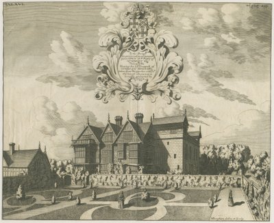 マドレー・マナー・ハウス: エングレーヴィング, nd [c 1686] (プリント) 作： Michael Burghers