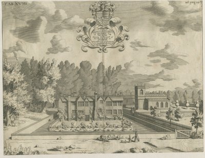 Okeover Hall：engraving、nd [1653-1686] 作： Michael Burghers
