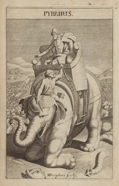 ピュロス、ギリシャの将軍、政治家 作： Michael Burghers