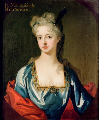 モンタンドル侯爵、フランソワ・デ・ラ・ロシュフーコールドの妻、メアリー・アン・スパンハイム（1682-1772）の肖像 作： Michael Dahl