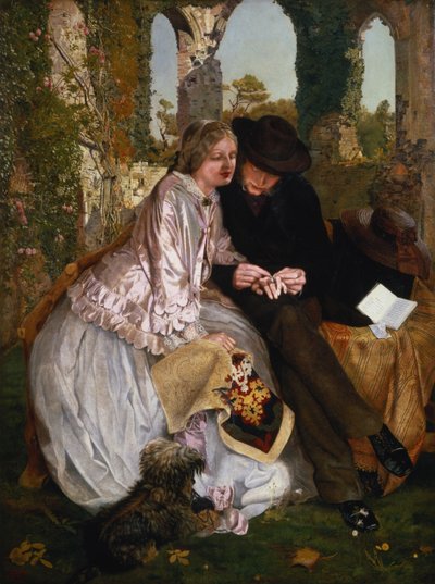 結婚指輪の測定、1855 作： Michael Frederick Halliday