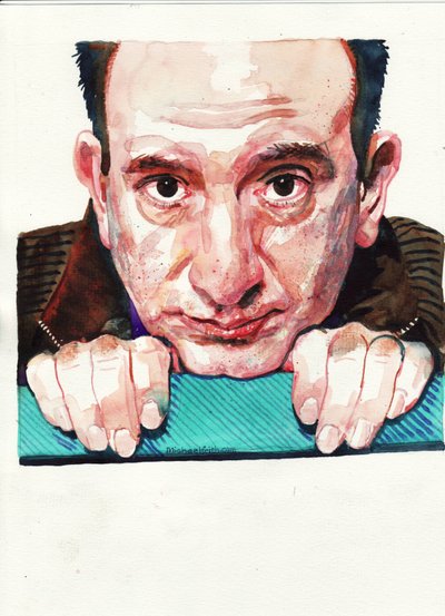 アルマンド・イアヌッチ（水彩画） 作： Michael Frith