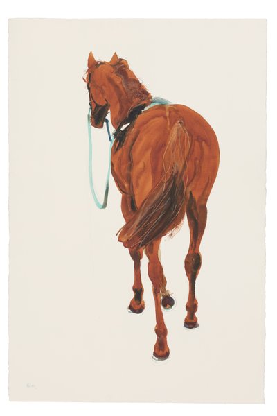 無題、2018年（紙に水彩画） 作： Michael Frith