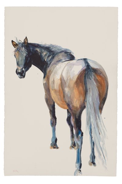 無題、2018年（紙に水彩画） 作： Michael Frith