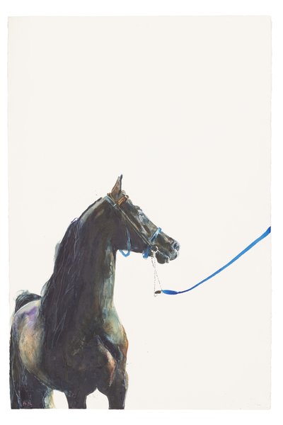 無題、2018年（紙に水彩画） 作： Michael Frith