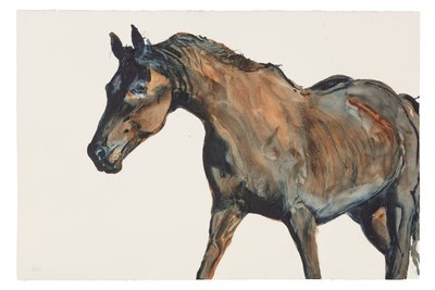 無題、2018年（紙に水彩画） 作： Michael Frith