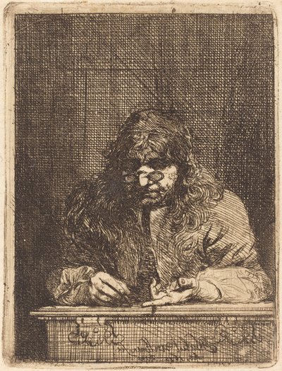 自画像の描画 作： Michael Lukas Leopold Willmann