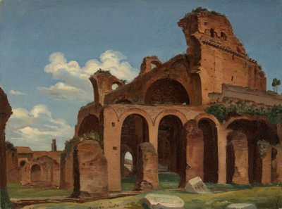 コンスタンティヌス教会、ローマ、1830年。 作： Michael Neher