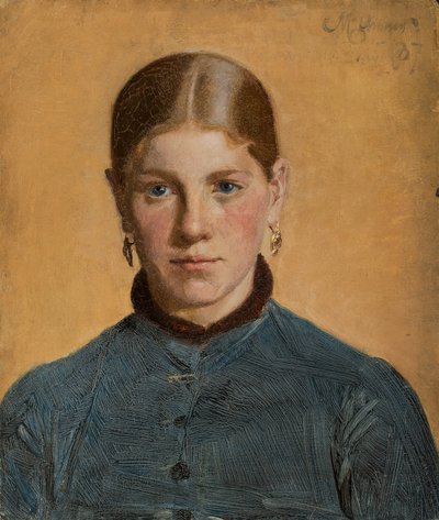 デンマーク語: Skagenspige 作： Michael Peter Ancher