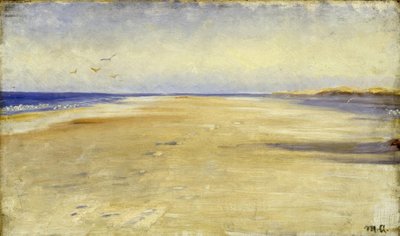 MPAncher、スカーゲンのビーチで 作： Michael Peter Ancher
