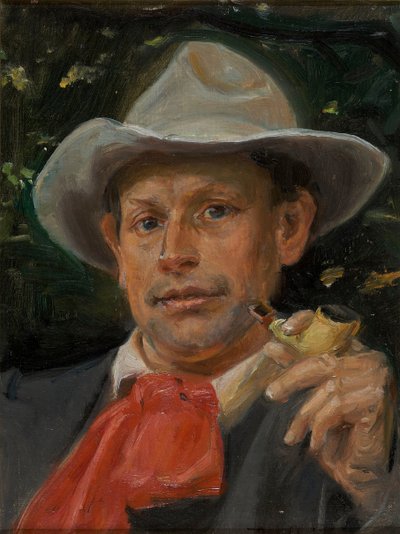 マーティン・アンデルセン・ネクソの肖像 作： Michael Peter Ancher