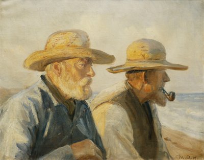 オールドフィッシャーマンズ、 作： Michael Peter Ancher