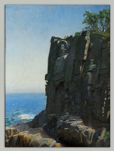 Røの聖域の崖 作： Michael Peter Ancher