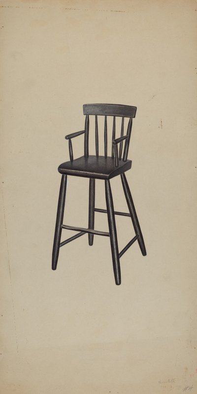 ハイチェア（1938年 作： Michael Riccitelli