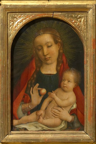 聖母子、1485年頃。 作： Michael Sittow