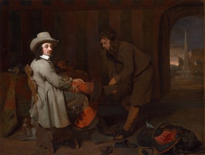 アンソニー・デ・ボルデスと従者 作： Michael Sweerts