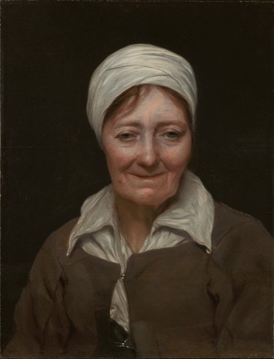 女性の頭、1654年頃（パネルに油彩） 作： Michael Sweerts