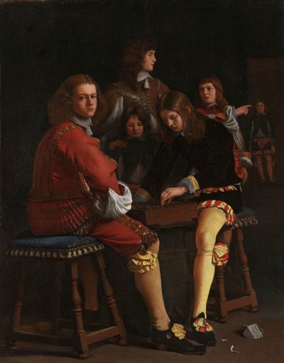 ドラフトの選手 作： Michael Sweerts