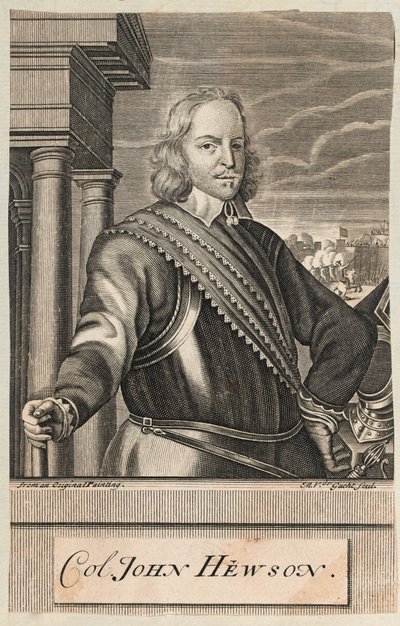 ジョン・ヒューソン大佐、1647年頃（エングレーヴィング 作： Michael Vandergucht