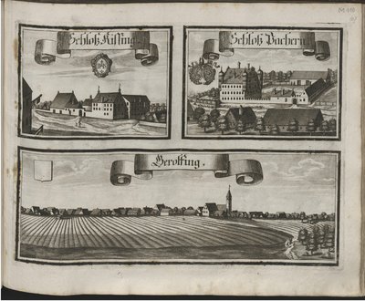 ドイツ語：Historico-Topographica Descriptio.すなわち、「説明」、「オーバーラントとニーダーンのバイエルン：オーバーラント・ミュンヘンとブルグハウゼン、ウンターラント・ランツフートとシュトラウビングの4つのテーマ、またはレンテンバターで」。 作： マイケル・ウェニング