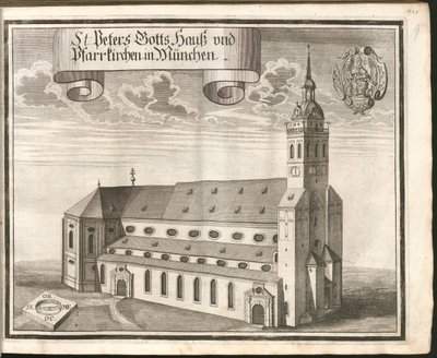 ドイツ語：St Peters Gotts Haußとミュンヘンの小教区教会 作： マイケル・ウェニング