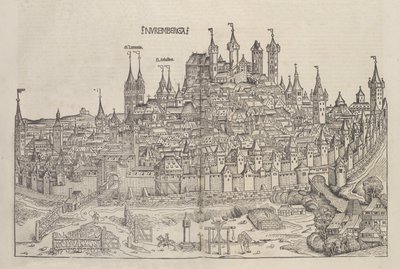 ニュルンベルク、1493年。 作： Michael Wolgemut